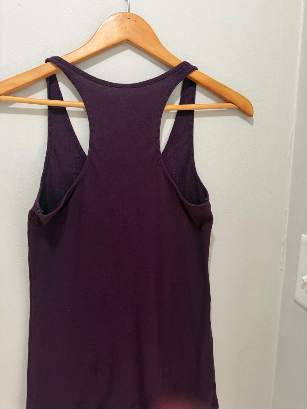Express Deep Plum Tank with Rhinestone Fringe - Picture 2 of 5
